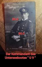 Beschreven foto Kriegsmarine kommandant " U Boot - U9 "WW2, Verzamelen, Militaria | Tweede Wereldoorlog, Ophalen of Verzenden