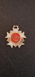 Belgische Kroonorde Medaille (Replica), Ophalen of Verzenden, Landmacht, Overige gebieden, Lintje, Medaille of Wings