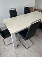 Eettafel inclusief 6 stoelen, Huis en Inrichting, Complete eetkamers, 4 tot 6 stoelen, Gebruikt, Ophalen