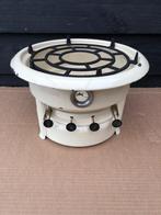 4-PITS PETROLEUMSTEL, Crème (Merk: ORIGINAL HALLER), Antiek en Kunst, Antiek | Emaille, Ophalen of Verzenden