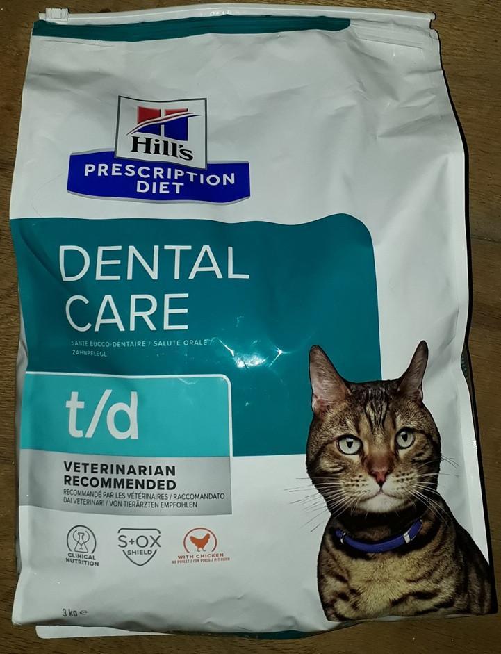 3 kg Hill's Prescription Diet t/d Dental Care brokken Kip, Dieren en Toebehoren, Dierenvoeding, Kat, Ophalen of Verzenden