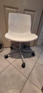 Witte bureau stoel, Ophalen, Zo goed als nieuw
