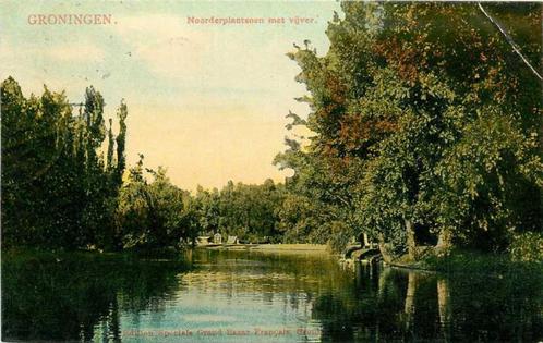 (380-101-033) Groningen Noorderplantsoen, Verzamelen, Ansichtkaarten | Nederland, Groningen, Verzenden