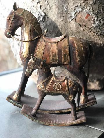 Set oude hobbel paardjes india sober sleets 30 beschikbaar voor biedingen