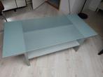 Salontafel, Huis en Inrichting, Tafels | Salontafels, Ophalen, 100 tot 150 cm, Glas, 50 tot 100 cm