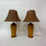 Vintage IKEA Tafellampen Set - Jaren 70, Huis en Inrichting, Gebruikt, L, L, Hout