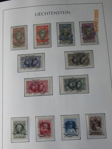 Nico TOP Verzameling Liechtenstein tm jaar 2001 gestempeld beschikbaar voor biedingen