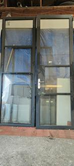 Stalen buitendeur 1850x2850 isol.glas, Ophalen, Gebruikt, 80 tot 100 cm, Buitendeur