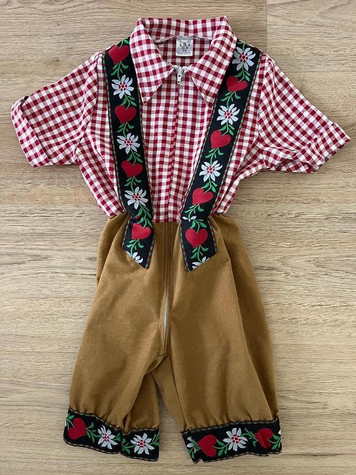 Maat 98 lederhose Tirol, Kinderen en Baby's, Carnavalskleding en Verkleedspullen, Zo goed als nieuw, Jongen, 104 of kleiner, Ophalen