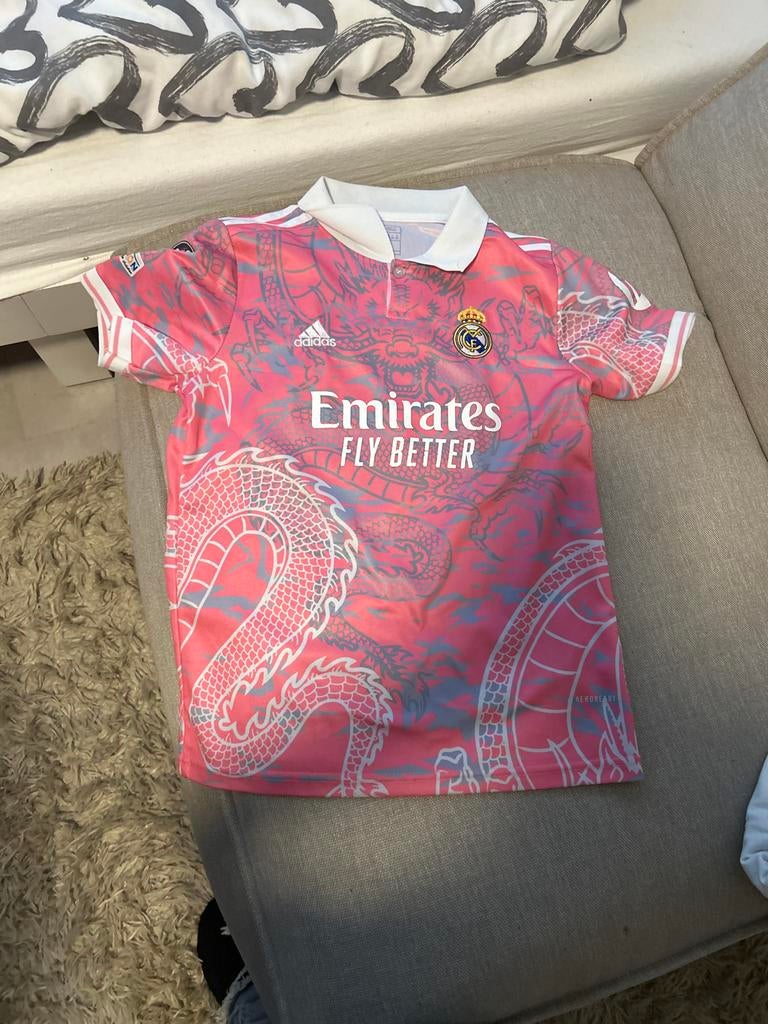Real Madrid shirt, Ophalen, Zo goed als nieuw, Maat 48/50 (M), Roze