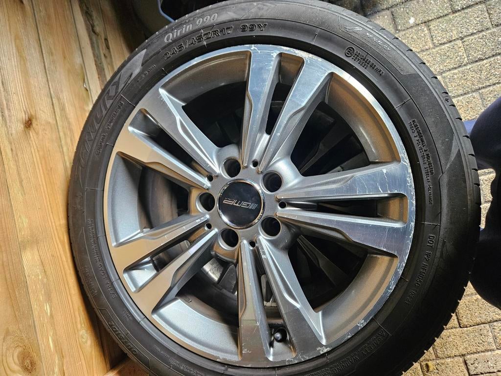 Orginele Mercedes E velgen set, Auto-onderdelen, Banden en Velgen, 245 mm, 17 inch, Ophalen of Verzenden, Band(en)