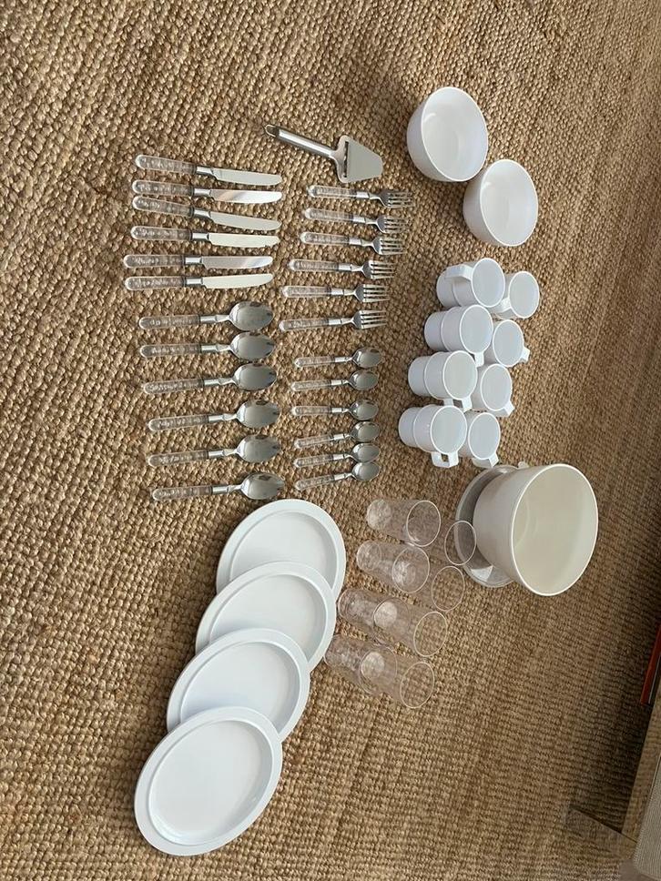 Mepal Rosti set, Huis en Inrichting, Keuken | Bestek, Gebruikt, Rvs of Chroom, Ophalen
