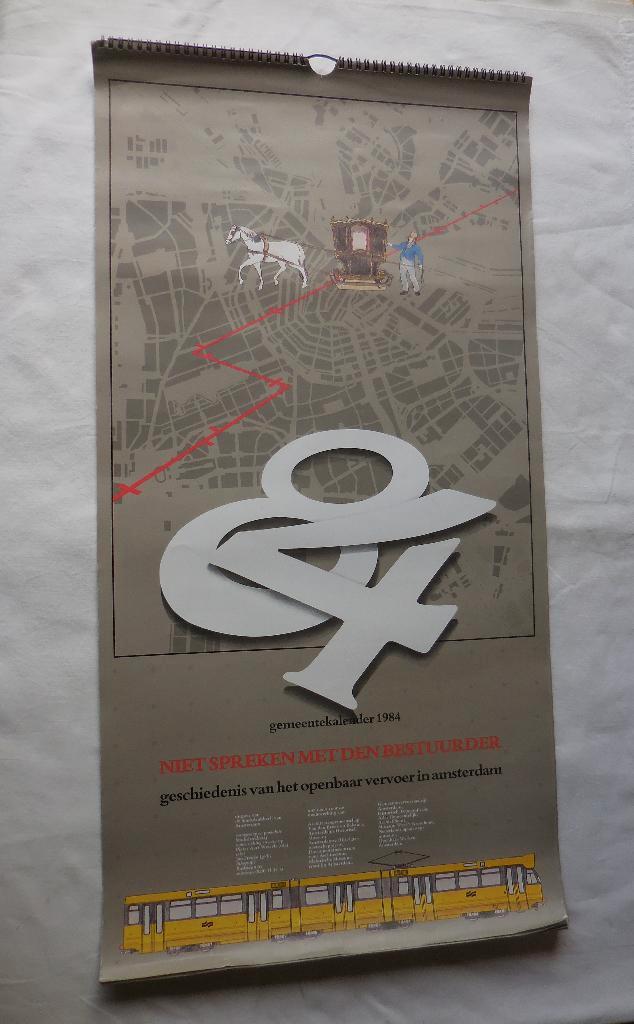 Geschiedenis van het OV in Amsterdam (kalender 1984), Verzamelen, Spoorwegen en Tramwegen, Zo goed als nieuw, Trein, Overige typen