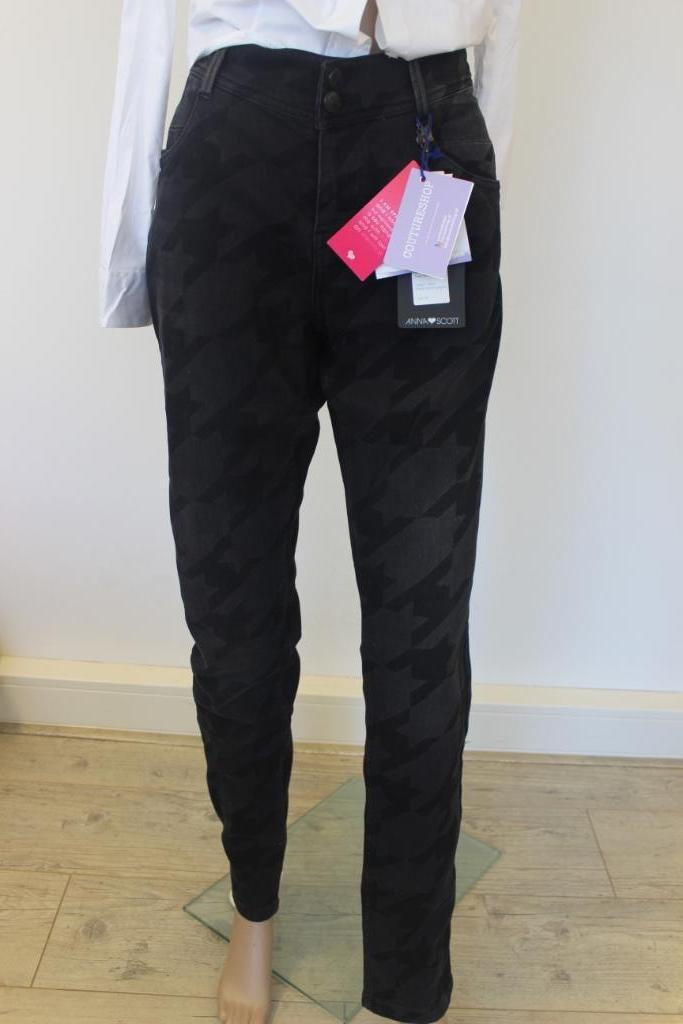 NIEUW Anna Scott zwarte jeans maat 44, Kleding | Dames, Spijkerbroeken en Jeans, Nieuw, W33 - W36 (confectie 42/44), Zwart, Ophalen of Verzenden