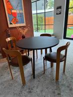 Hay Loop Stand ronde eettafel Ø105 zwart, Huis en Inrichting, Tafels | Eettafels, Ophalen, Modern scandinavisch, Rond, Zo goed als nieuw