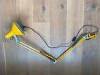 Vintage Gele Architectenlamp / Scharnierlamp Jaren 70, Ophalen of Verzenden, Gebruikt, Metaal, Minder dan 100 cm