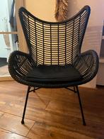 Zwarte vlinderstoel, Ophalen, Zwart, Riet of Rotan, Zo goed als nieuw
