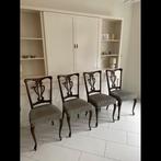 PANDER Eetstoelen | Antiek | Set van 4, Huis en Inrichting, Ophalen, Hout, Bruin, Klassiek