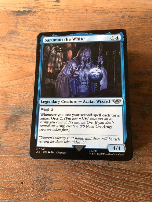 Mtg commander deck lord of the rings, Hobby en Vrije tijd, Verzamelkaartspellen | Magic the Gathering, Zo goed als nieuw, Speeldeck
