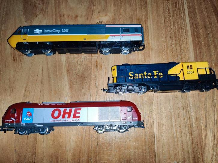 3 treinen analoog/digitaal esu decoders Roco Hornby Mehano, Hobby en Vrije tijd, Modeltreinen | H0, Gebruikt, Locomotief, Gelijkstroom