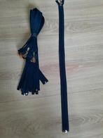 Donkerblauwe Deelbare Ritsen - 72 cm, Ophalen of Verzenden, Zo goed als nieuw, Rits of Sluiting
