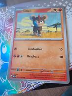 Pokémon kaart - Prismatic Evolutions - Litleo 15/131 common, Hobby en Vrije tijd, Verzamelkaartspellen | Pokémon, Ophalen of Verzenden