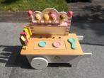 Houten ijskarretje van Tender leaf toys, Ophalen of Verzenden, Gebruikt