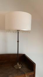 Lampenkappen 2 stuks ecru met kralenrand. 30cm doorsnee, Romantisch, Ophalen of Verzenden, Zo goed als nieuw, Minder dan 100 cm