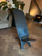 Afrikaanse Houten klapstoel strak design, Huis en Inrichting, Ophalen, Gebruikt, Bruin, Eén