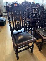 Klassieke eetkamerstoelen, Huis en Inrichting, Ophalen, Gebruikt, Bruin, Vijf, Zes of meer stoelen