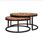 Richmond Salontafel Set Kensington / nieuwprijs EUR 1300, Minder dan 45 cm, Minder dan 55 cm, Rond, Ophalen of Verzenden