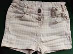 Korte broek wit roze ruitjes maat 110, Kinderen en Baby's, Kinderkleding | Maat 110, Broek, Gebruikt, Meisje, Palomino (C&A)