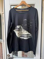 Black print shirt Rundholz Mainline maat XL, Info@studiorundholz.de, Verzenden, Zwart, Maat 46/48 (XL) of groter