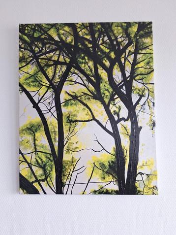 Acrylverfschilderij 40x50cm  beschikbaar voor biedingen