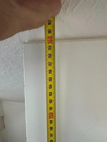 Witte Ikea (bureau) tafel 160 x 80 hoogte verstelbaar - afbeelding 5