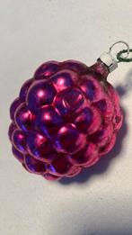 Vintage antieke kerstbal, druiventros roze, Diversen, Kerst, Ophalen of Verzenden, Zo goed als nieuw