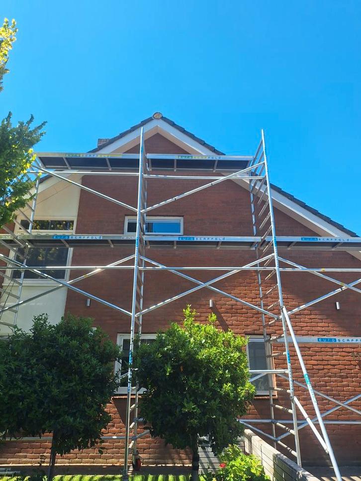 Rolsteiger te huur - omgeving Wezep, Doe-het-zelf en Verbouw, Steigers, Rolsteiger of Kamersteiger, 5 meter of hoger, Ophalen of Verzenden