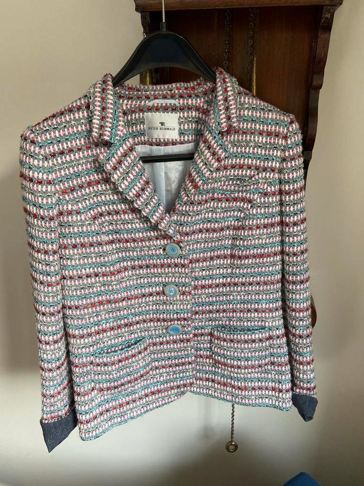 Peter Reinwald Jasje - Maat M, Kleding | Dames, Jasjes, Kostuums en Pakken, Zo goed als nieuw, Jasje, Maat 38/40 (M), Overige kleuren