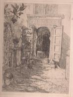 Haverman, H.J. - Oosters Poortje Ets 1893, Antiek en Kunst, Kunst | Etsen en Gravures, Ophalen of Verzenden