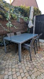 Le Sud tuinset, Tuin en Terras, Ophalen, 4 zitplaatsen, Gebruikt, Aluminium