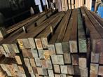 Hardhout–Louro Preto–regels-palen-balken-afrastering-50x95mm, Ophalen, Palen, Nieuw, Hardhout