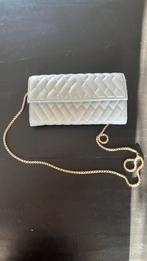 Tasje blauw/ grijs 20x12 cm, Ophalen of Verzenden, Zo goed als nieuw, Blauw, Schoudertasje