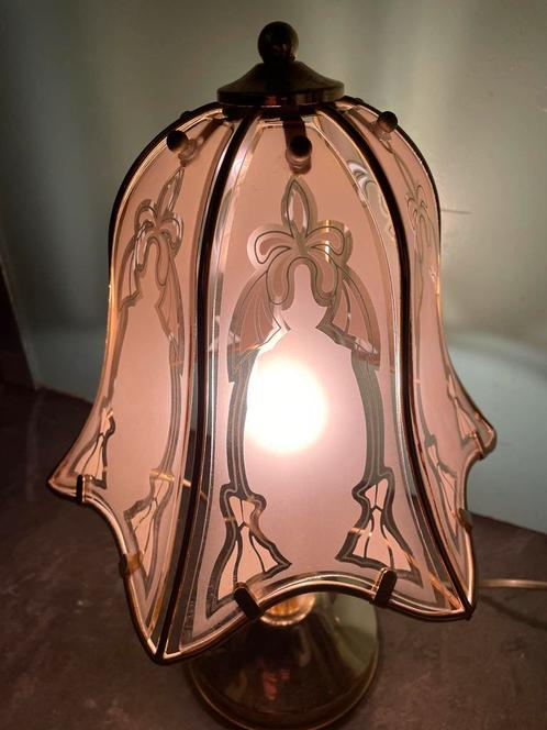 Vintage lamp hollywood regency jaren, Huis en Inrichting, Lampen | Tafellampen, Minder dan 50 cm, Ophalen