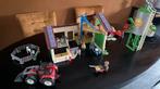 Playmobil boerderij met silo, tractor, dorser en hooimachine, Ophalen of Verzenden, Zo goed als nieuw