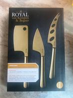Royal van Kempen & Begeer Kaasmessenset 3-delig, Ophalen of Verzenden, Nieuw, Rvs of Chroom, Bestekset