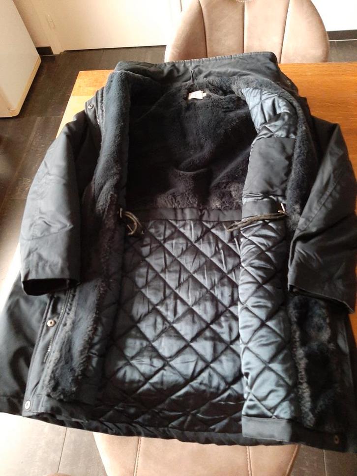 Donkerblauwe Winterjas Jas Paprika mt 2 (44), Kleding | Heren, Jassen | Winter, Zo goed als nieuw, Maat 56/58 (XL), Blauw, Ophalen of Verzenden