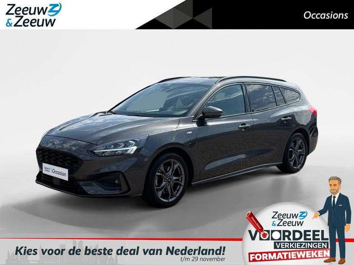 Ford Focus Wagon 1.0 EcoBoost Hybrid ST-Line | Dealer Onderh, Auto's, Ford, Bedrijf, Te koop, Focus, ABS, Achteruitrijcamera, Airbags