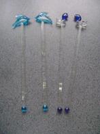 4 glazen roerstokjes, Ophalen of Verzenden, Nieuw