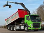 Volvo FM 430 !8X4 TRIPLE! EURO6! Z-KRAAN!/KIPPER!TOP! ZERO-E, Auto's, Automaat, Euro 6, 428 pk, Origineel Nederlands
