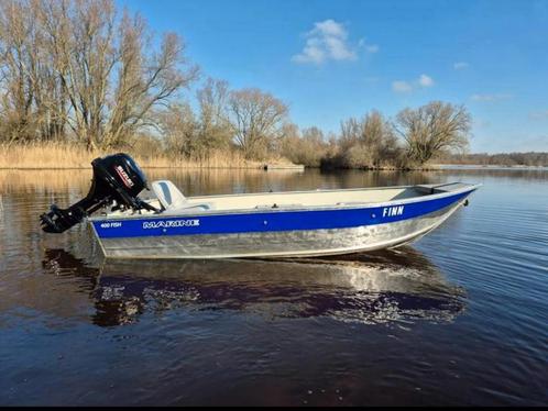 Marine 400 fish aluminium visboot, Watersport en Boten, Vis- en Consoleboten, Zo goed als nieuw, 10 tot 30 pk, 3 tot 6 meter, Benzine